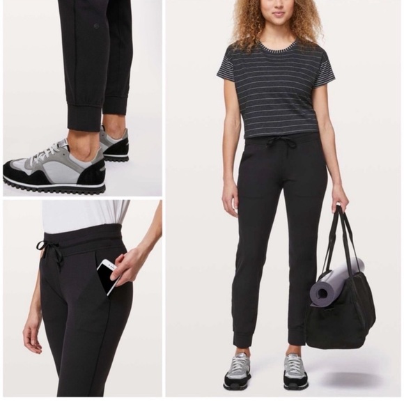 Lululemon Athletica Black Rulu Pant Joggers - Picture 2 of 7